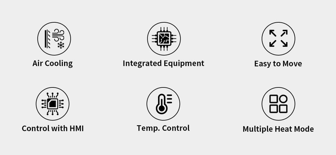 Electrical Pre-Heat and PWHT of Steel Plate - Induction Heater with Air Cooling - 1